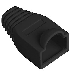 Couvercle en caoutchouc Lanberg pour connecteur RJ45 de couleur noire Paquet de 100 unités