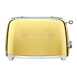 Grille-pain 2 fentes 950w or - tsf01goeu - SMEG