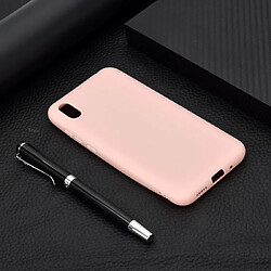 Wewoo Coque Souple Pour Huawei Honor 8S Candy Color TPU Case Rose