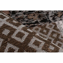 Avis Paris Prix Tapis Tissé Vintage Patchwork Symphony Marron 120 x 170 cm