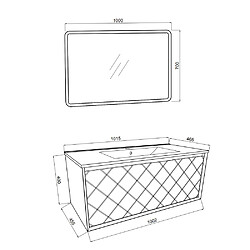 Avis Kiamami Valentina ARMOIRE DE SALLE DE BAIN MURALE DE 100 CM EN GRIS CLAIR AVEC MIROIR À LED | MIAMI