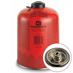 Cartouche gaz 460g butane propane mix KEMPER Bouteille de gaz à valve 7/16 Bonbonne camping EN 417