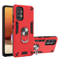 Coque en TPU 2 en 1 avec béquille rotative rouge pour votre Samsung Galaxy A32 4G (EU Version)