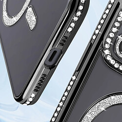 Acheter Avizar Coque Diamant pour iPhone 12 Protection MagSafe Contour Strass Noir