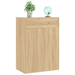 Acheter vidaXL Armoire à chaussures Chêne sonoma 60x35x84 cm Bois d'ingénierie