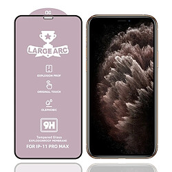 Wewoo Film de verre trempé Pour iPhone 11 Pro Max 9H HD haute teneur en alumine plein écran