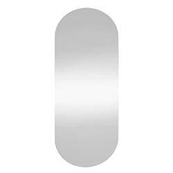 Avis Maison Chic Miroir mural | Miroir Décoration pour Maison Salle de Bain 30x70 cm Verre Ovale -GKD93837