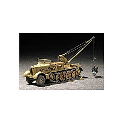 Trumpeter Maquette Véhicule Sd.kfz. 9/1 (early Version) Drehkran 6t Auf Zugkraftwagen 18t