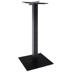 Alterego Pied de table 'NERO' 110 noir en métal