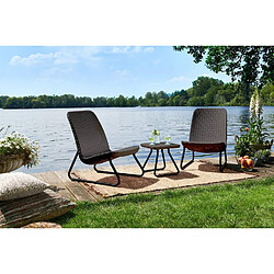 Avis Ensemble de mobilier de jardin Allibert table et deux chaises