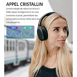 Acheter Edifier W830NB - Casque Supra-auriculaire sans Fil avec ANC -45 DB, Batterie 94H, Son Haute résolution LDAC, Bluetooth V5.4 - Noir