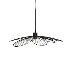 Atmosphera, Createur D'Interieur Suspension fleur en métal - Diam 57 cm - Noir