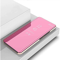 Coque Folio Rabat Miroir Rose Pour Samsung Galaxy S21 5G Little Boutik®