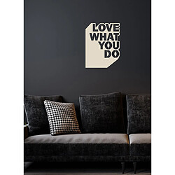 EPIKASA Décoration Murale en Métal Love what you Do 1