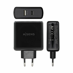 Chargeur Voiture Mur Aisens PD 3.0 USB-C 57 W Noir