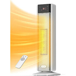 PELONIS Radiateur soufflant 2000W, oscillation 75° & minuterie 24 heures