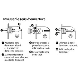 Acheter Serrure a encastrer a clé - YALE - Y75R-A40/B/SC - Axe 40 mm, coffre 135 mm - Certifié NF Niveau 2 - Blanc, Gâche et Clé inclus