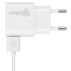 Acheter Chargeur Secteur + Câble Micro USB Smartphone 1A Inkax - Blanc