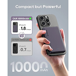 SANAG Magsaf Powerbank 10 000 Mah, 20 W, Ultra Fine, Magnétique, Batterie Externe Sans Fil, Compatible Avec Iphone 15 Pro /Pro/15/14 Pro /Pro/13 pas cher