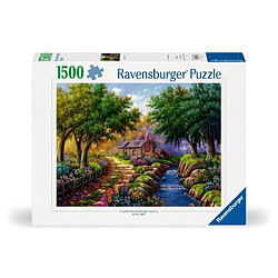 Ravensburger-Puzzle 1500p-Cottage au bord de la riviere-Adultes & enfants des 14 ans-Puzzle de qualité supérieure 80x60cm-12000735