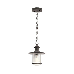 Elstead Lighting Lampe sur pied extérieur Riverwood Zinc patiné