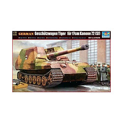 Trumpeter Maquette Char Geschützwagen Tiger Für 17cm Kanone 72(sf)