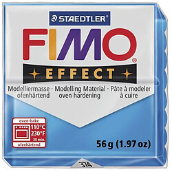 Pâte Fimo 57 g Effect Translucide Bleu 8020.374 - Fimo