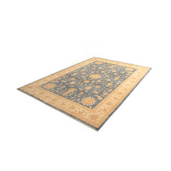 Avis Vidal Tapis de laine 341x250 Bleu Kaizar