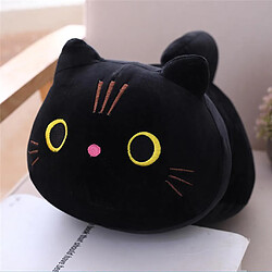 Avis Chat Grand Oreiller En Peluche Doux Chaton Chaton Peluches Jouets Cadeaux Noir 35cm