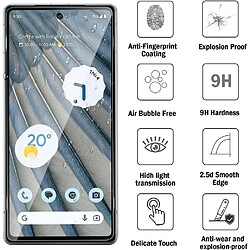 Avis Coque Silicone Transparente Angles Renforces + Verre Trempe Pour Google Pixel 8 Little Boutik©