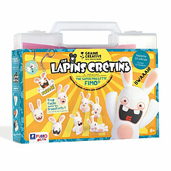 Graines Creatives Coffret pâte polymère - Ma mallette Lapins Crétins