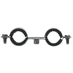 Novipro collier double isolé pour tube de 12 mm - boite de 50