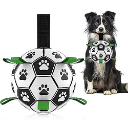 Jouets pour chien, Jouets de football interactif pour chien avec languettes de préhension, balles durables pour chien de petite et moyenne race Jouet d'eau pour chien