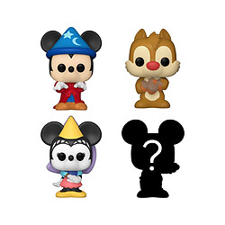 Funko Disney - Pack 4 figurines Bitty POP! Sorcerer Mickey 2,5 cm