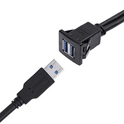 Avis Câble De Montage De Panneau De Tiret Affleurant Extension 3.0 Usb Pour Voiture