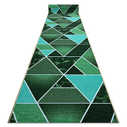 RUGSX Triangles de couloir TRÓJKATY antidérapants, vert gomme 90cm 90x700 cm