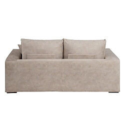 Acheter BigBuy Home Canapé Beige Fibre Bois de pin Mousse caoutchouc 206 x 88 x 100 cm