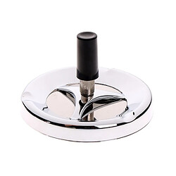 Universal Cendrier avec plateau tournant en acier inoxydable Poussée ronde Cigarettes Coupe-vent Cendrier Home Office Hôtel Fumer Accessoires |