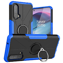 Coque en TPU 2-en-1, anti-chutte avec béquille pour votre OnePlus Nord CE 5G - bleu