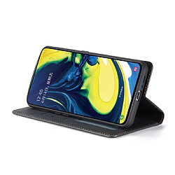 Wewoo Housse Coque Pour Galaxy A80 / A90 Forwenw Dream Series Oil Edge Fort Magnetism Horizontal Flip en cuir avec support et fentes cartes et portefeuille et cadre photo noir pas cher