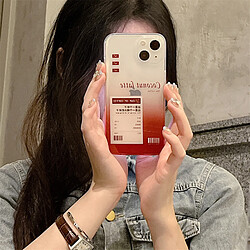 Avis GUPBOO Étui pour iPhone11ProMax Gradient Cup Text Simple Phone Case Transparent Soft