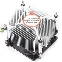 Avis Universal Radiateur CPU Intel 3 broches Refroidissement Ventilateur 1366/115 x 95 x 95 x 60 mm(blanche)