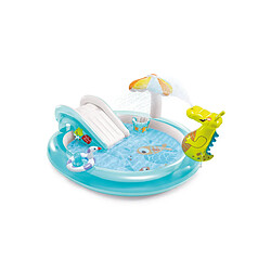 Aire de jeux gonflable alligator - 57165np - INTEX