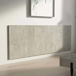 Avis vidaXL Tête de lit murale Gris béton 240x1,5x80 cm Bois d'ingénierie