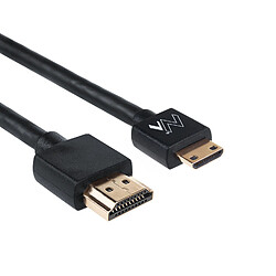 Câble HDMI-mini SLIM 1.4 3D GOLD 3m Maclean MCTV-713