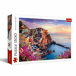 TREFL Puzzle 1500 piAces, Vue de Manarola, Puzzle Ocean Paradise de la cAte dItalie, Puzzle Adulte, Trefl 26137