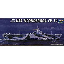 USS Ticonderoga CV-14 - 1:700e - Trumpeter