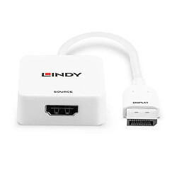 Avis Lindy 38303 câble vidéo et adaptateur 0,095 m HDMI Type A (Standard) DisplayPort Blanc