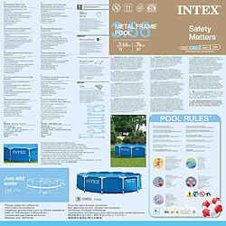 Acheter INTEX Piscine Metal Frame 366 x 76 cm 28210NP