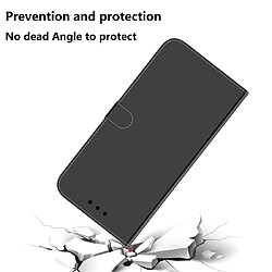 Acheter Wewoo Housse Coque - Pour Motorola Moto E6 - Étui en cuir avec surface de miroir imitation horizontale supportlogements cartesportefeuille et lanière Noir